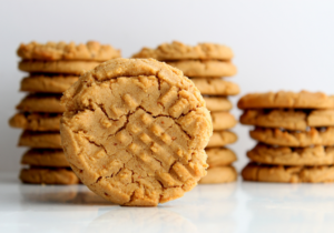 peanut butter cookies, simple recipe